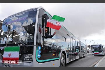 رونمایی از ۵۰ اتوبوس برقی و ۳۵ اتوبوس دوکابین 6