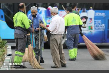 حضور پرسنل خدمات شهری در مسیر راهپیمایی روز قدس 8