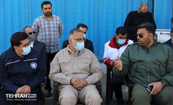 حضور شهردار در تمرین مشترک امداد هوایی تهران 14