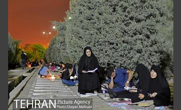 احیای شب بیست و یکم ماه رمضان در بهشت زهرا (س) 8