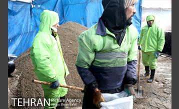 بازدید شهردار تهران از ستاد برف روبی منطقه 11 19