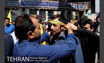 تشییع پیکر ۳تن از شهدای مدافع حرم 1