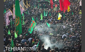 راهپیمایی جاماندگان اربعین حسینی از کربلا در تهران 8