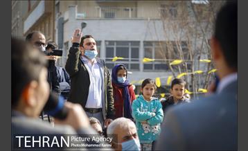 رونمایی از دیوارنگاره شهید یدالله قاسم زاده 12