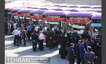 آیین بهره برداری و توسعه ناوگان شرکت واحد اتوبوسرانی شهر تهران 35