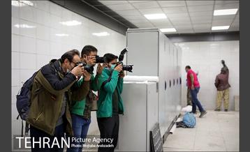 بازدید عکاسان خبری از ایستگاه مترو برج میلاد 14