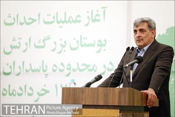 آغاز عملیات احداث بوستان بزرگ ارتش 29