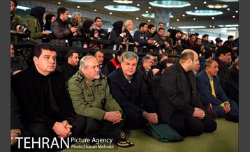 تشییع شهدای آتش نشان در شبستان مصلی 1