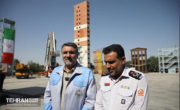 بازدید رییس مدیریت بحران کشور از مرکز آموزش آتش‌نشانی شهرداری تهران 5