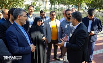 بازدید مدیران شهری از پروژه باغ راه حضرت فاطمه(س) 28