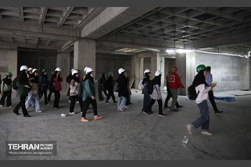 بازدید دانشجویان از پروژه خانه شهر 8