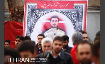 تشییع پیکر شهید آتش نشان سید احسان جامعی 32