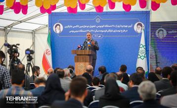 آیین بهره‌برداری از ۲۰۰ اتوبوس و ۶۲ مینی‌بوس 24