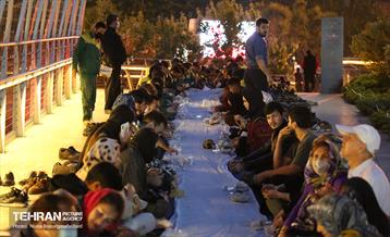 افطاری ساده روی پل طبیعت 15