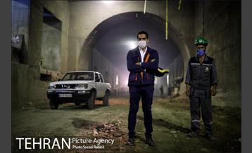 بازدید محسن هاشمی از خط 10 مترو 2