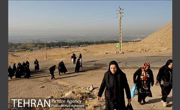 مراسم کوهپیمایی خانوادگی در کوه بی بی شهربانو 5