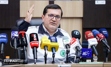 نشست خبری رئیس سازمان پیشگیری و مدیریت بحران شهر تهران 9