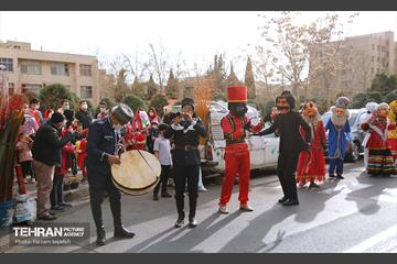 آیین محله تکانی در شهرک بیمه 6