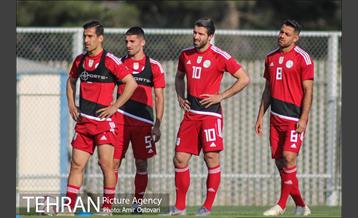 تمرین تیم ملی فوتبال زیر نظر ویلموتس با حضور پرسپولیسی‌ها 6