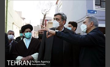 بازدید شهردار تهران از پروژه های مدیریت شهری منطقه 16