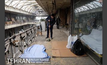 تخلیه اجناس مغازه های باقی مانده ساختمان پلاسکو -1 17