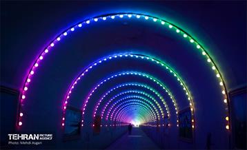افتتاح بزرگترین تونل نقش و نور کشور در بوستان نهج‌البلاغه 18