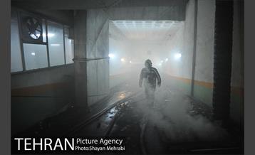 آتش سوزی در ساختمان برق حرارتی 45