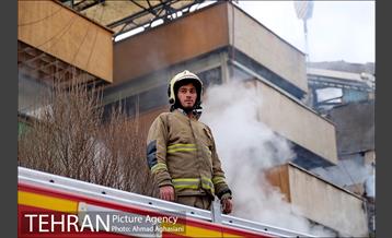 حضور رییس مجلس و دادستان کل کشور در محل پلاسکو 2