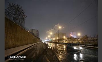 بارش برف زمستانی در معابر شمالی پایتخت - 2 41