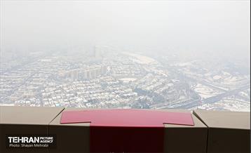 تهران برفی از نمای برج میلاد 46