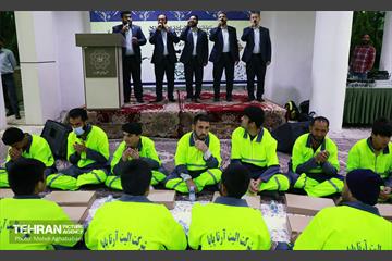 ضیافت افطار پاکبانان در منطقه 8