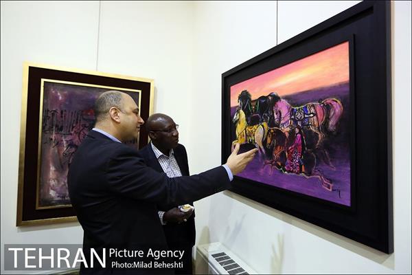 افتتاح نماشگاه آثار و رونمایی کتاب ناصر اویسی‎ 10