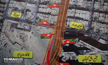 بازدید نخبگان منطقه ۵ از پروژه‌های عمرانی 43