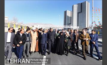 آیین آغاز بهره برداری از 4 پروژه فنی و عمرانی شهر 8