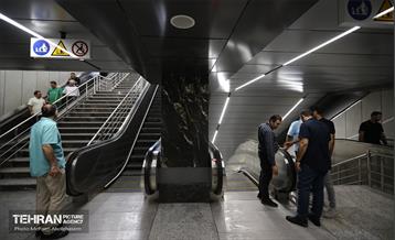 بهره برداری از ورودی شمالی ایستگاه مترو سهروردی 4