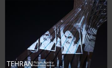 ویدئومپینگ و نور افشانی میدان آزادی به مناسب سالروز پیروزی انقلاب اسلامی 4