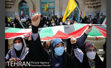 تجمع دانشجویی و مردمی در حمایت از مردم فلسطین 25