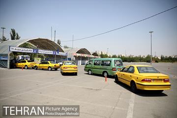 آغاز واکسیناسیون رانندگان تاکسی تهران 23