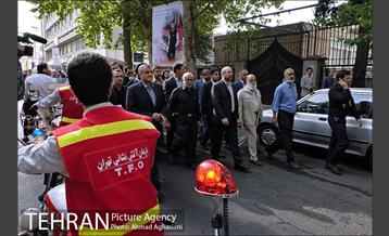 تشییع پیکر شهید آتشنشان علی قانع 9