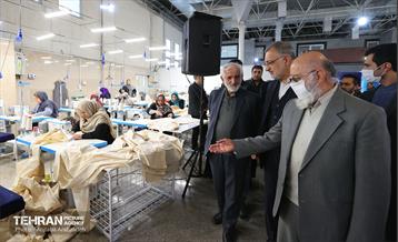 آیین افتتاح مراکز توانمندسازی کوثر و بهسازی۴۰۰معبر پایتخت 17