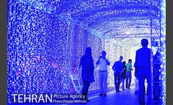 تونل نوری بوستان دانشجو به مناسبت دهه کرامت 8