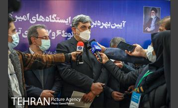 مراسم بهره برداری از ایستگاه برج میلاد 36