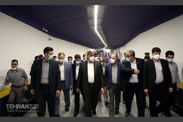 آیین افتتاح و بهره برداری ورودی شرقی زیرگذر گلوبندگ 18