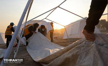 مانور تمرین اسکان اضطراری کلانشهر تهران 61