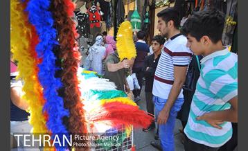 سیاهه فروشان بازارتهران در آستانه محرم 7