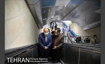 آیین افتتاح ایستگاه مترو امیر کبیر 8