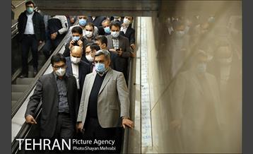 بازدید شهردار تهران از خط 6 مترو تهران 20
