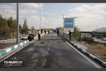 افتتاح دسترسی بزرگراه شهید سلیمانی به بزرگراه شهید یاسینی 34