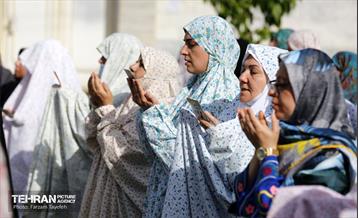 اقامه نماز عید سعید فطر در محله شهران 54