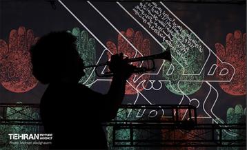 عزاداری شب هفتم محرم در خیمه هنر 16